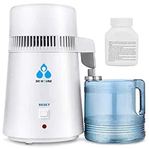 DC HOUSE 1-Gallon Water Distiller Machine