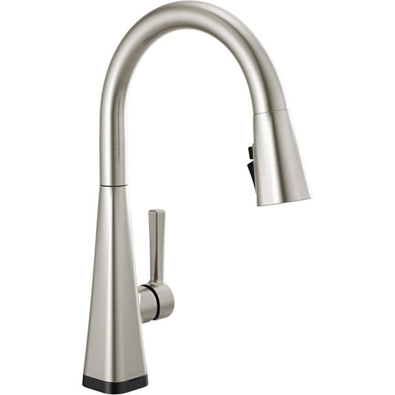 Delta Lenta Touch Kitchen Faucet with Pull Down Sprayer