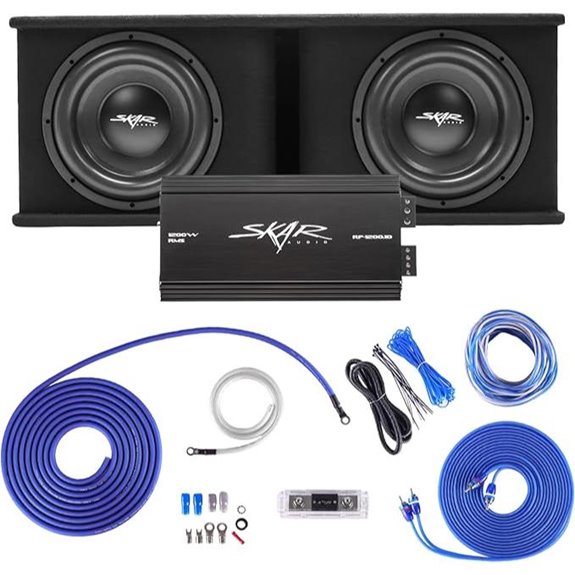 Skar Audio Dual 12 2,400W SDR Subwoofer Package