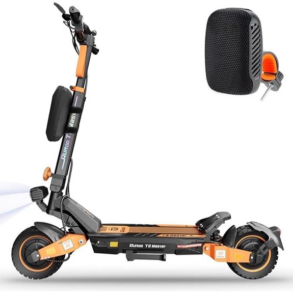 Dual Motor Electric Scooter with Full Suspension