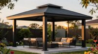 durable stylish gazebo tops
