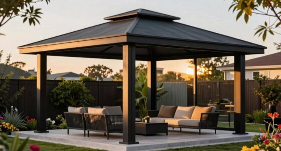 durable stylish gazebo tops