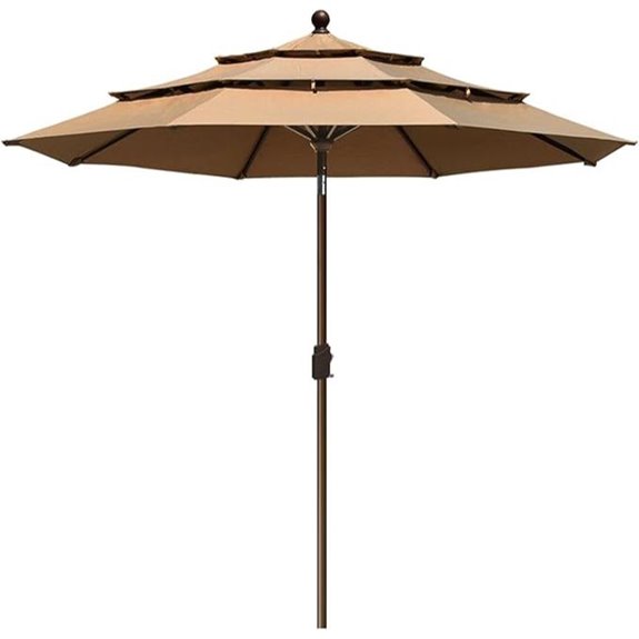EliteShade 10-Year Market Patio Umbrella with Ventilation