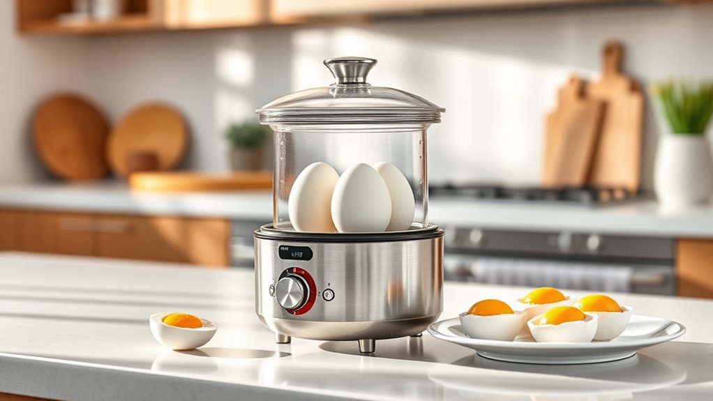 egg cooker capacity and features
