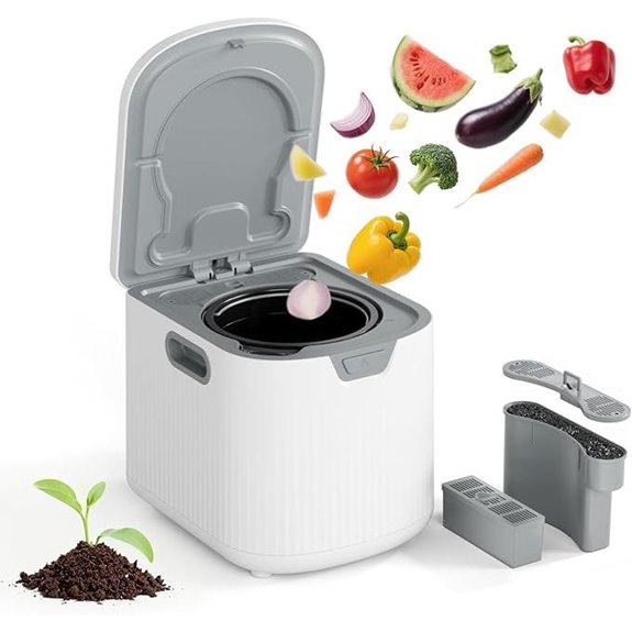 COWSAR 2.5L Electric Kitchen Compost Bin