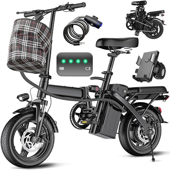 Electric Folding Bike for Adults and Teens