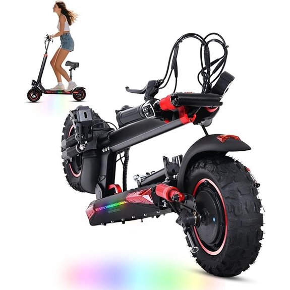 Offroad Electric Scooter for Adults with Seat