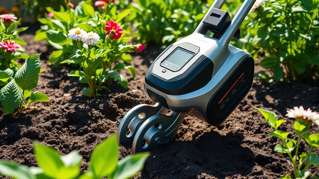 electric tiller features