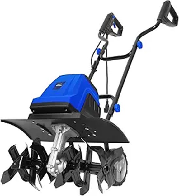 BILT HARD 18-Inch Electric Tiller with Adjustable Wheels