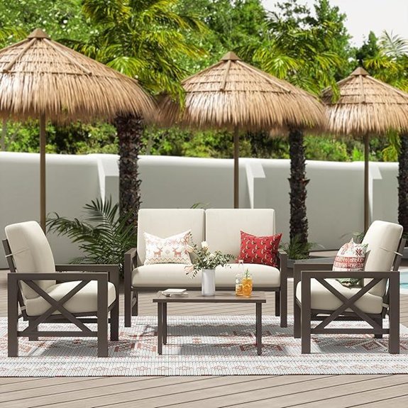 Natural Expressions 4-Piece Patio Furniture Set