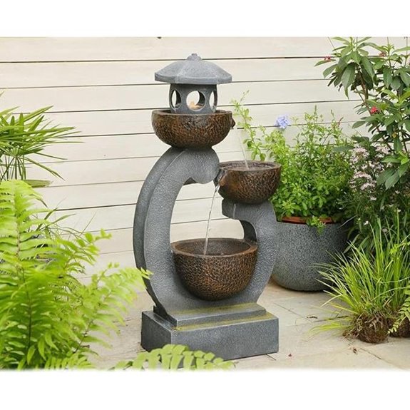 Palace Lantern Water Fountain for Indoor & Outdoor