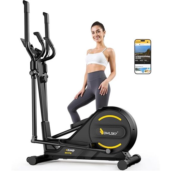 MR. CAPTAIN Elliptical Exercise Machine with 16 Resistance Levels