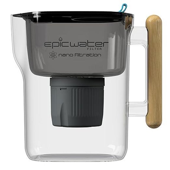 Epic Nano Water Filter Pitcher 10 Cup 150 Gallon