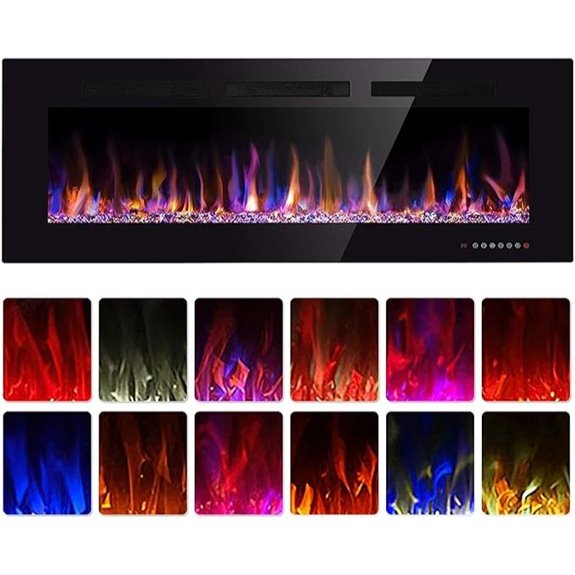 50 Recessed & Wall-Mount Electric Fireplace Heater