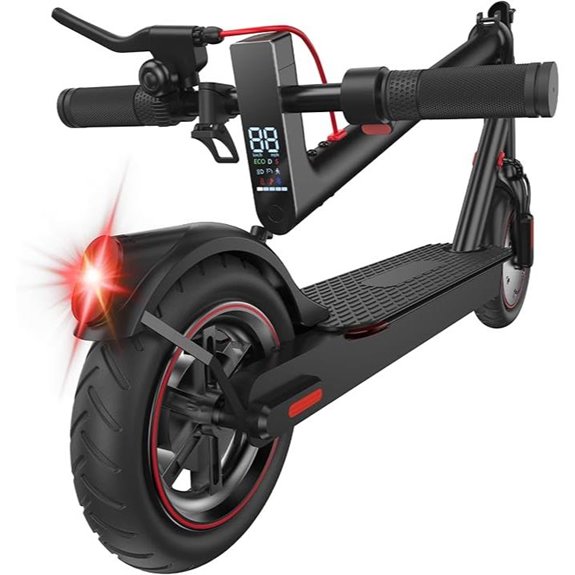 foldable electric scooter with powerful motor