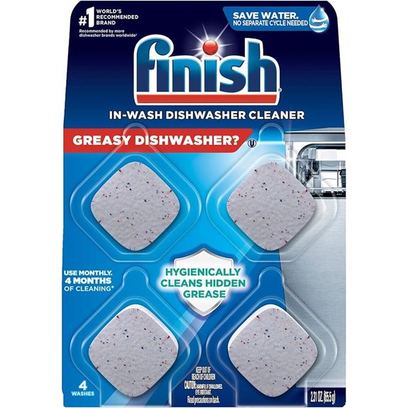 Finish Dishwasher Cleaner Tablets (4 Count)