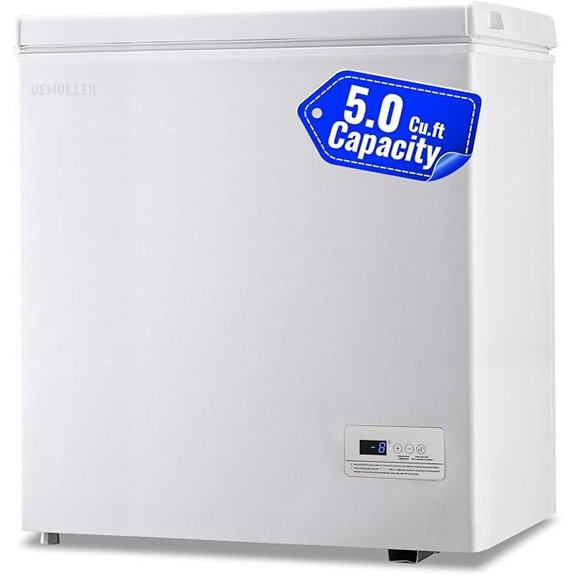 Chest Freezer with Digital Temperature Display