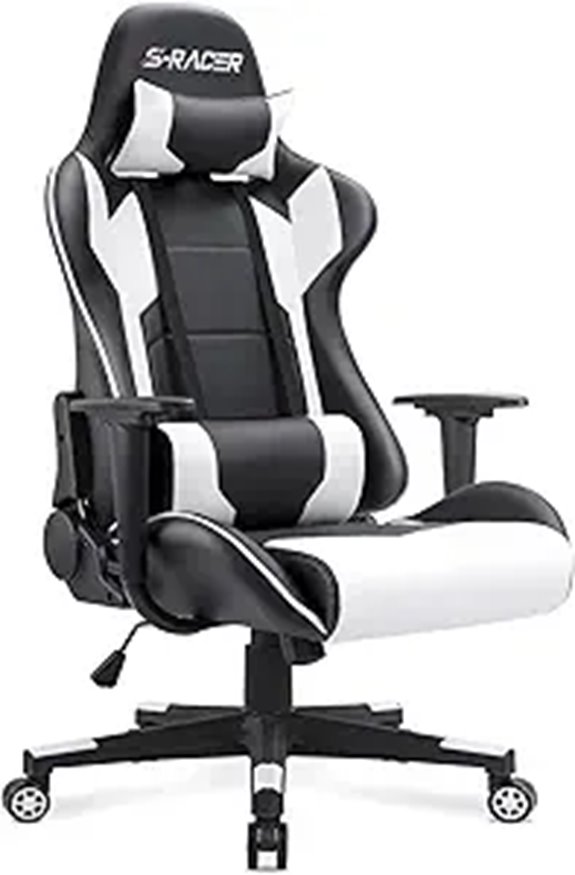 Homall Gaming Office Chair with Lumbar & Headrest