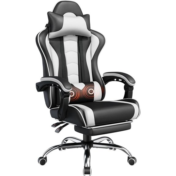 Yaheetech Gaming Chair with Lumbar Support
