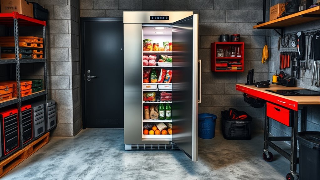 garage freezer selection criteria
