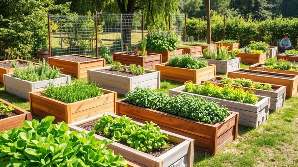 garden bed selection criteria