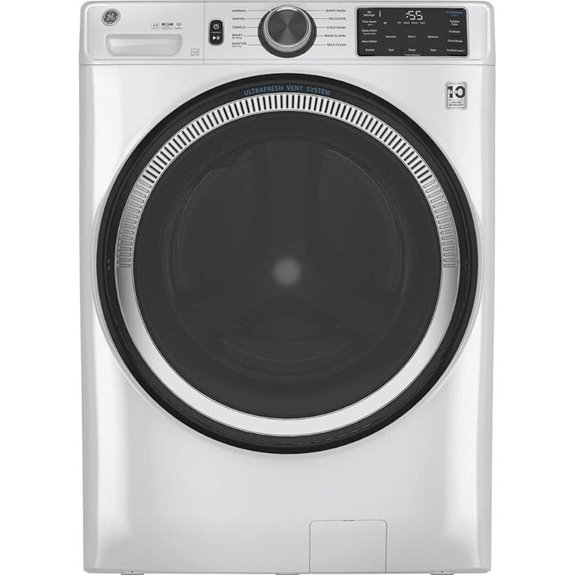 GE 28-Inch Front Load Washer with 4.8 cu.ft. Capacity
