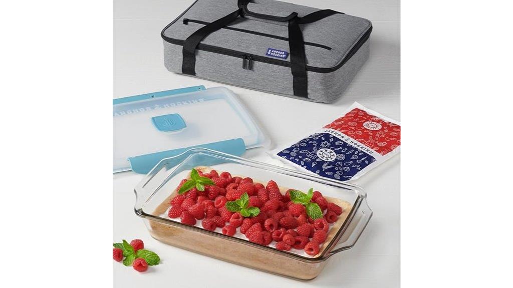 glass baking dish three quart