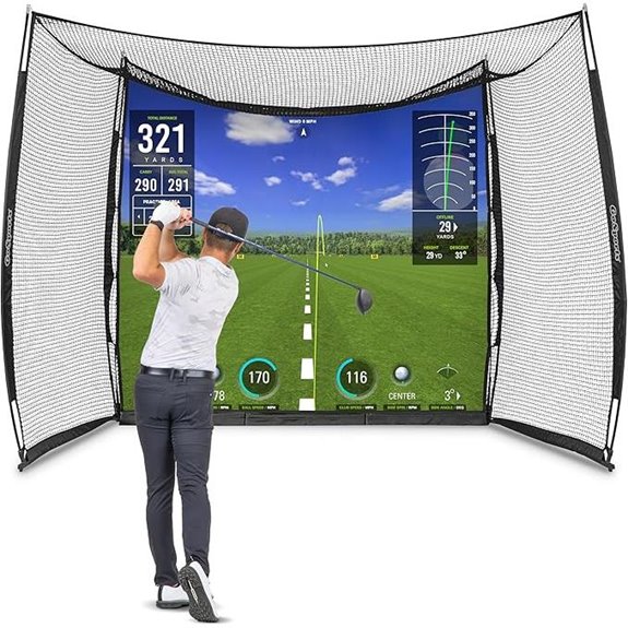 GoSports Golf Practice Hitting Net (10x8 ft)