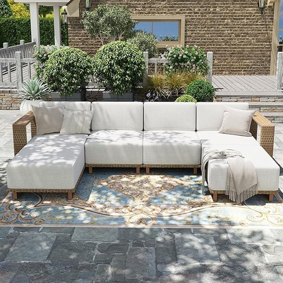HERA'S HOUSE 6-Piece Patio Furniture Set with Cushions
