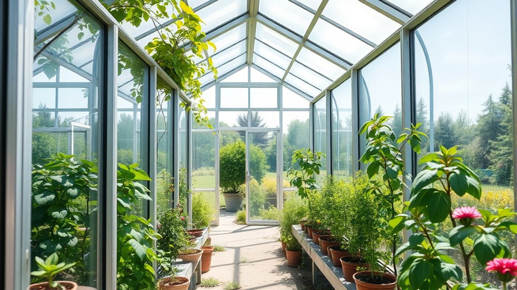 greenhouse size durability ventilation