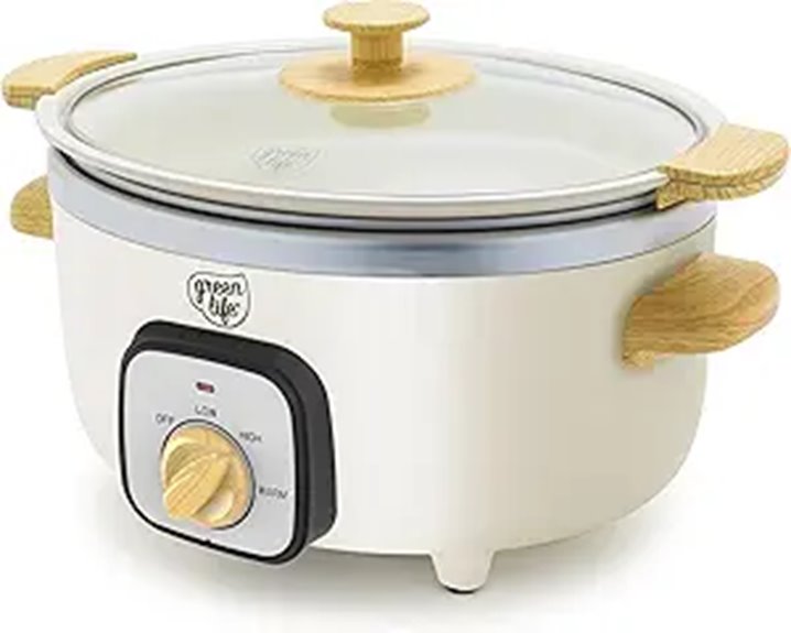 GreenLife 3.5QT Programmable Slow Cooker
