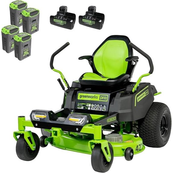 Greenworks 60V 42” Cordless Zero Turn Mower Set