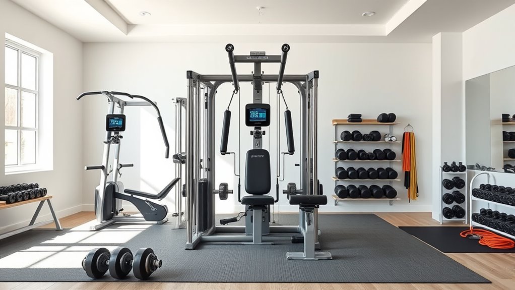 gym space and features