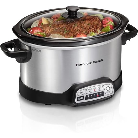 Hamilton Beach 4 Quart Programmable Slow Cooker