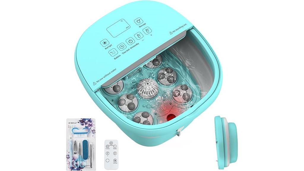 heated bubble foot spa