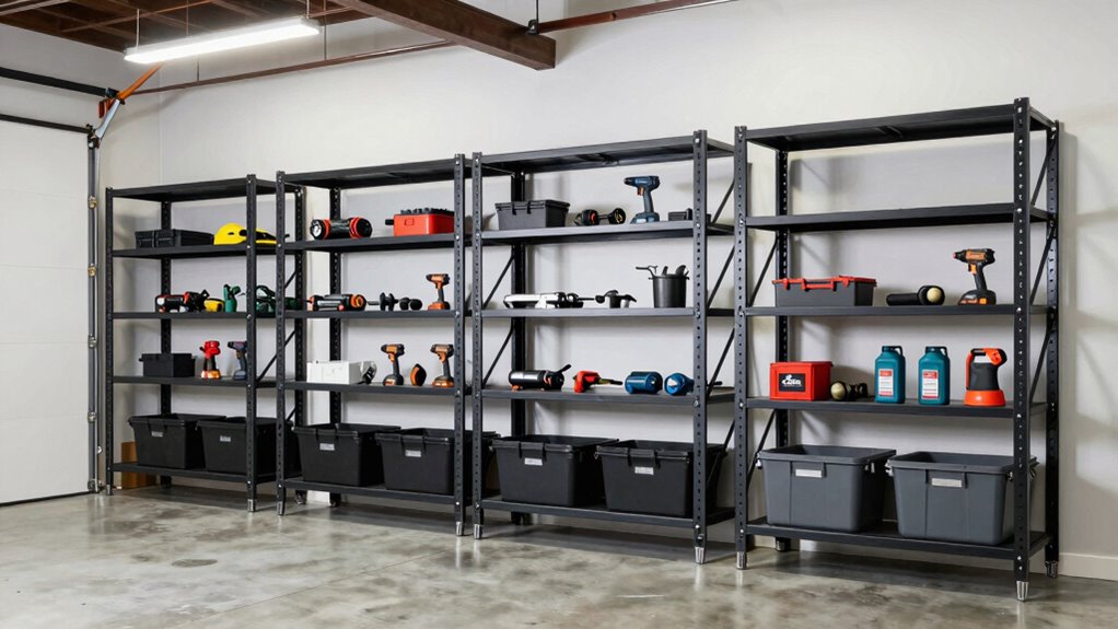 heavy duty garage shelving