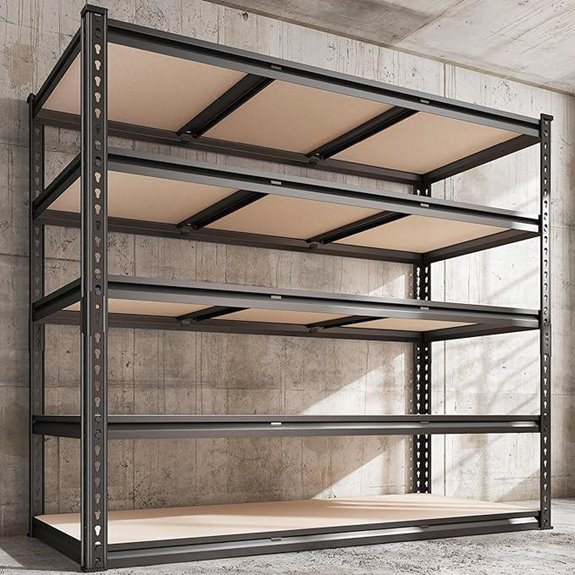 REIBII 48 Heavy Duty Garage Shelving Unit