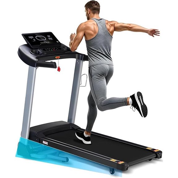 Heavy Duty Treadmill with Incline & Bluetooth App