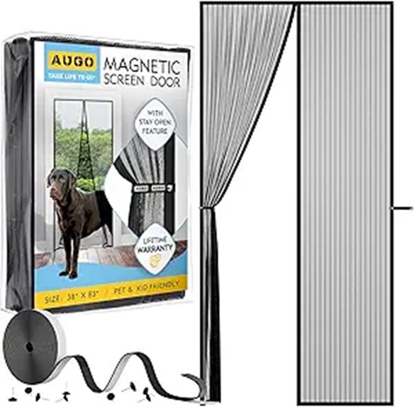 AUGO Magnetic Screen Door Self Sealing Heavy Duty