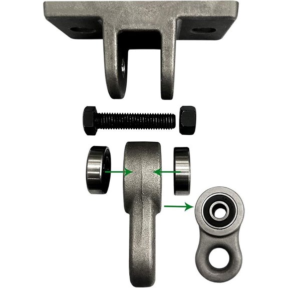 Heavy Duty Metal Swing Hangers with Screws 2 Pack