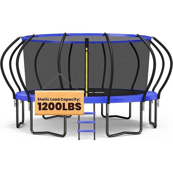 ORCC Heavy-Duty Outdoor Trampoline for Kids and Adults