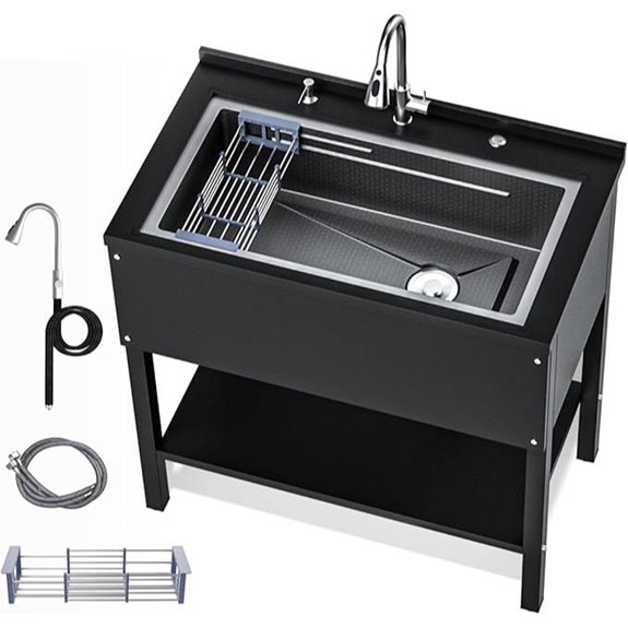 36 Heavy Duty Stainless Steel Utility Sink
