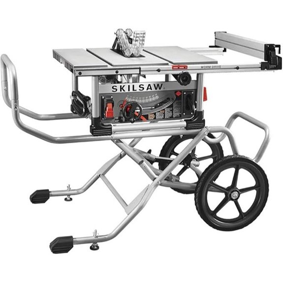 SKIL 10 Inch Heavy Duty Worm Drive Table Saw with Stand - SPT99-11
