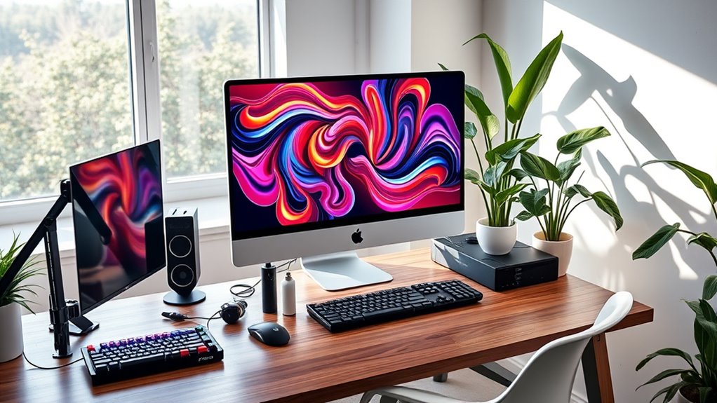 high performance home office imac