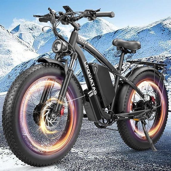 6000W Dual Motor 52V Electric Fat Tire Bike