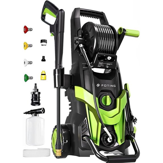 4500PSI Pressure Power Washer with Nozzles & Foam Cannon