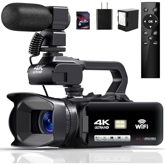 4K HD Vlogging Camera with Accessories