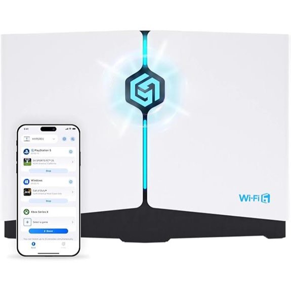 Gaming Router WiFi Booster with Dual Band WiFi 6