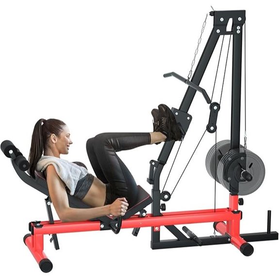 VIVITORY Leg Press & Lat Pulldown Home Gym Equipment