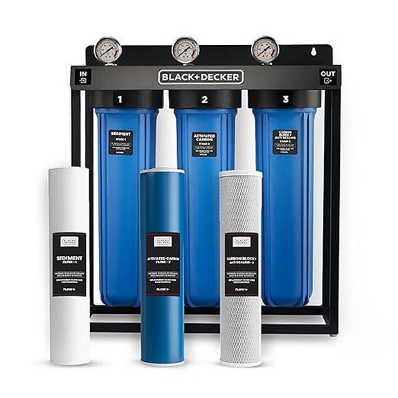 BLACK+DECKER Whole House Water Filter System